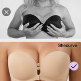 Convertible Strapless Front-Closure Push-Up Bra