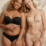 Convertible Strapless Front-Closure Push-Up Bra
