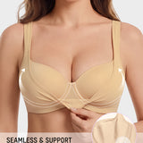 Cooling Square-Neck Balconette Underwire Bra