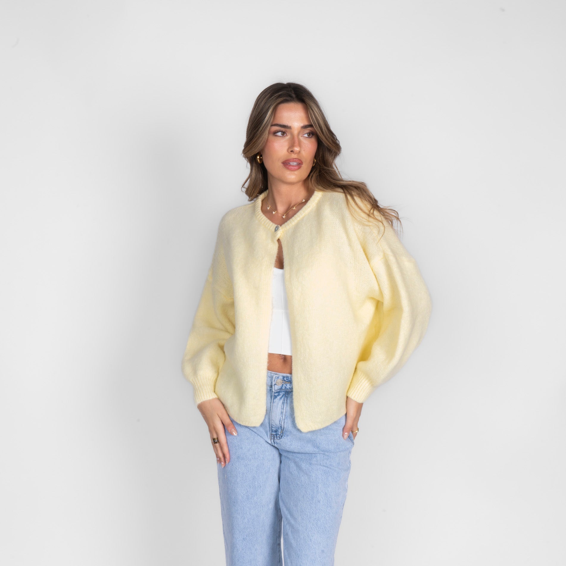 One Button Cardigan
