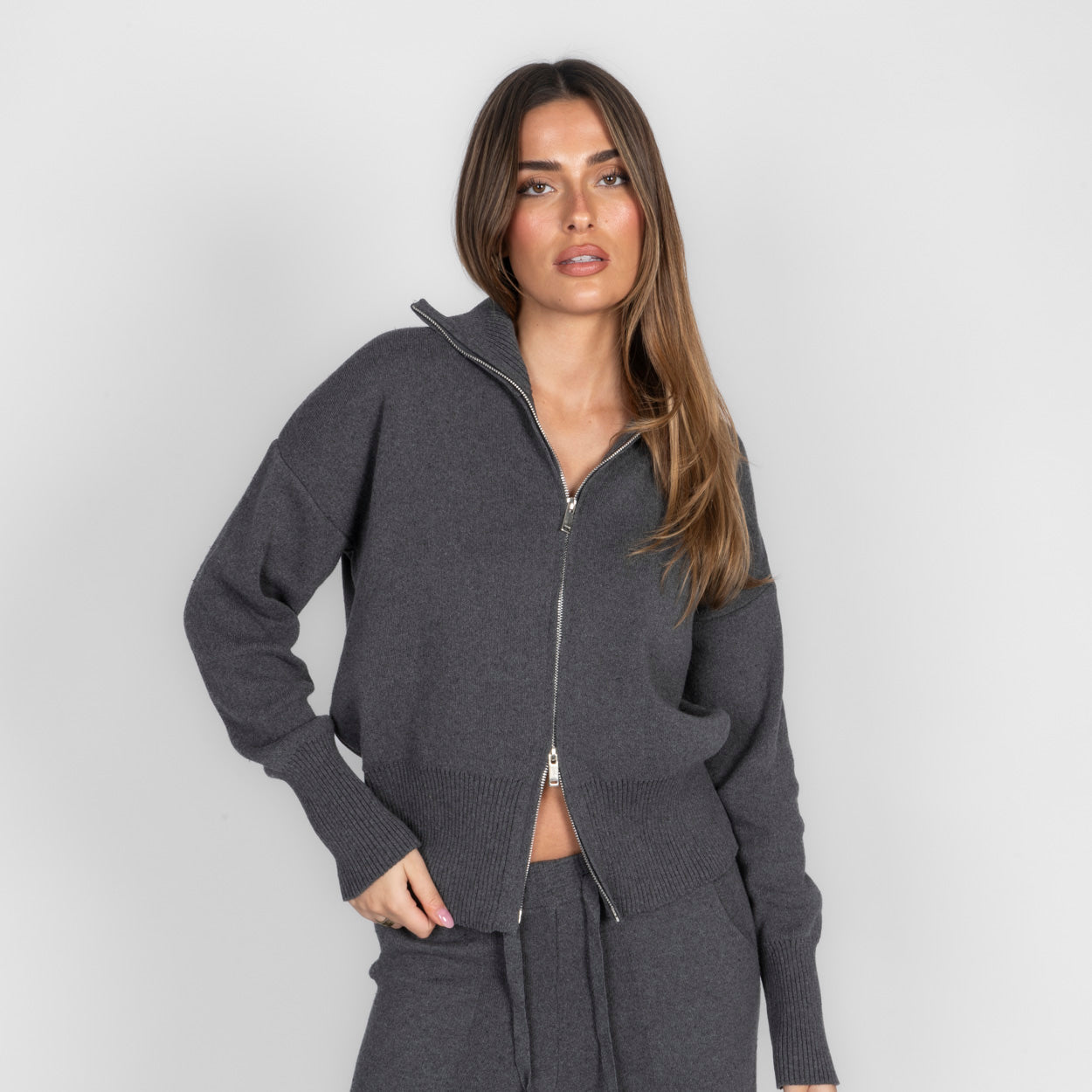 Everyday Lounge Zip Cardigan