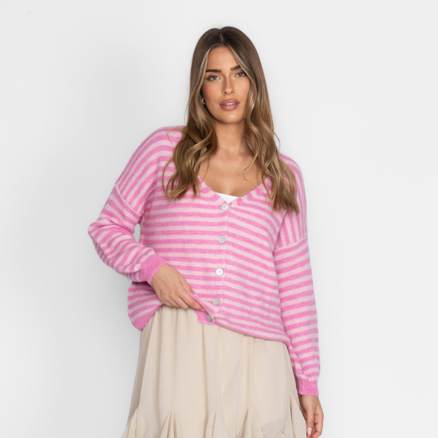 Stripe Cardigan