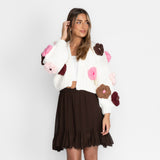 Handmade Flower Cardigan