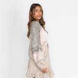 Nude Stripes Cardigan