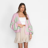 Bold Stripes Oversized Cardigan