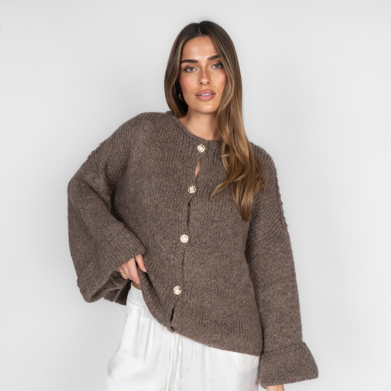 Oversize Soft Sleeve Cardigan