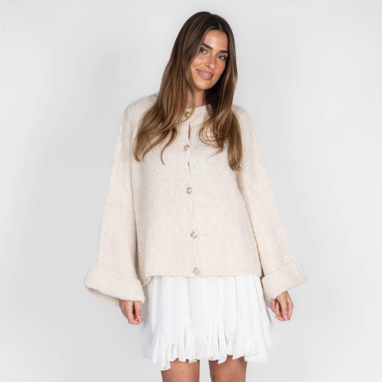 Oversize Soft Sleeve Cardigan
