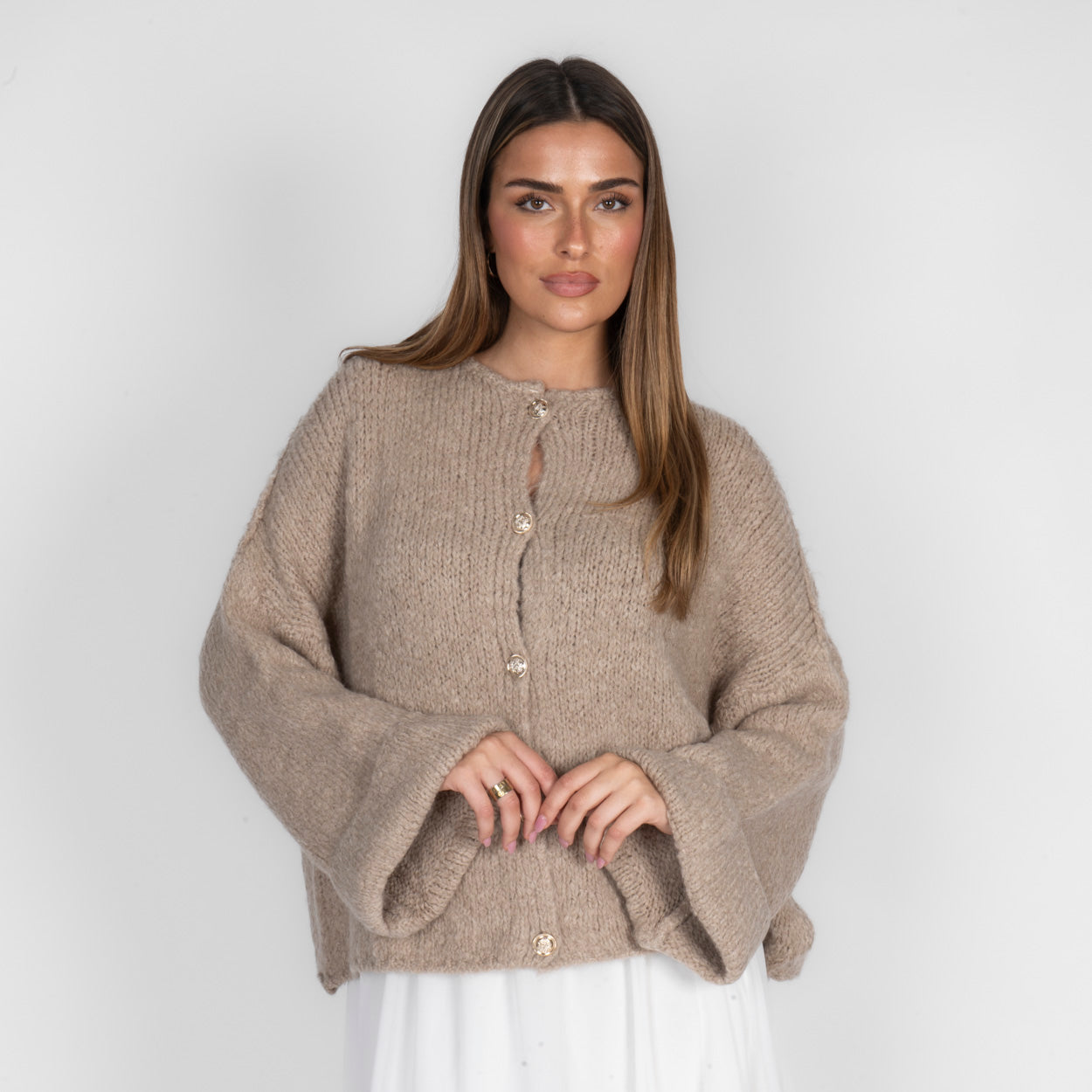 Oversize Soft Sleeve Cardigan