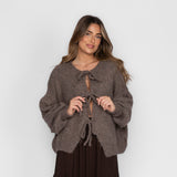 Oversized Cardigan with Ties
