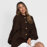 Ultra Softer Oversized Cardigan "CozyGlam"
