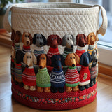 Basset Basket | Quilted Storage Basket