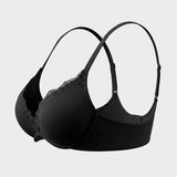 Deep V Lace Push-Up Bra