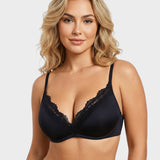 Deep V Lace Push-Up Bra