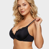 Deep V Lace Push-Up Bra