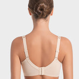 Deep V Push-Up Underwire Bra with Rhinestone Strap