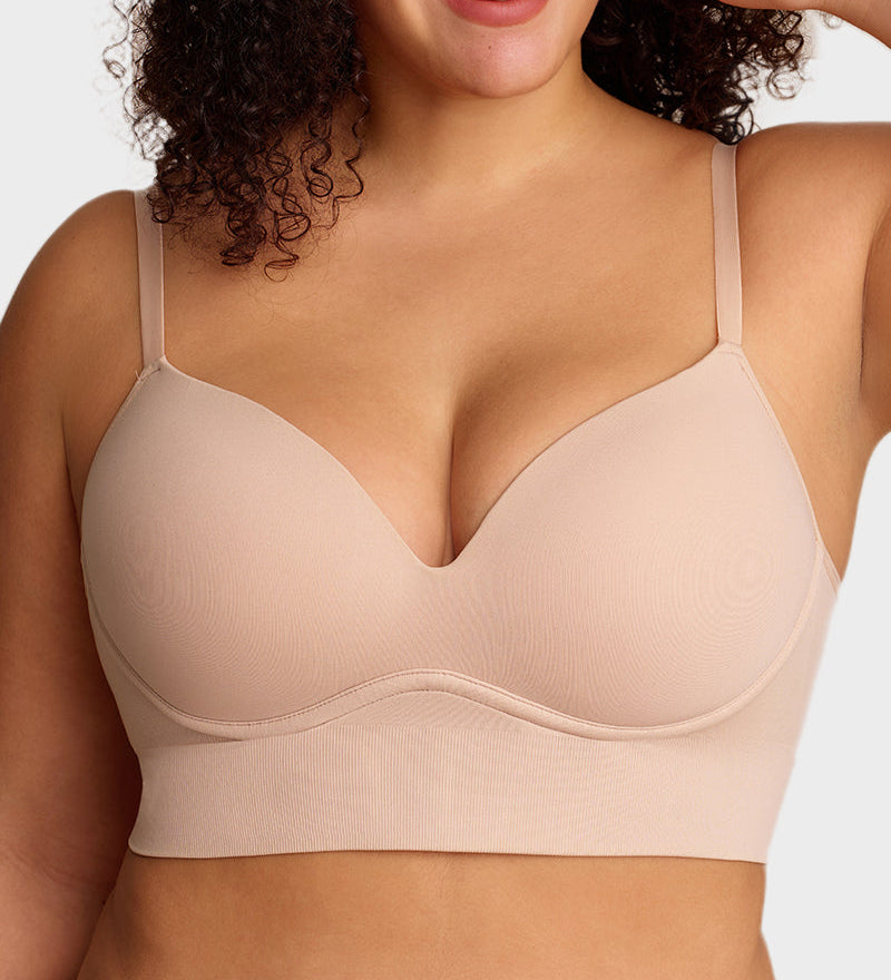 Deep V Wireless Lift Bralette