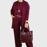 Gabrielle | 3-piece set with long cardigan