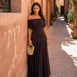 Toledo Dress in Brown