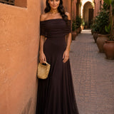 Toledo Dress in Brown