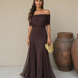 Toledo Dress in Brown