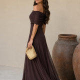 Toledo Dress in Brown