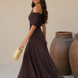 Toledo Dress in Brown