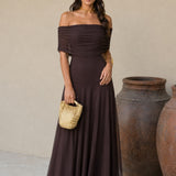 Toledo Dress in Brown