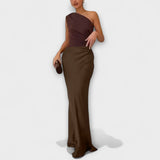 Madalena | One-Shoulder Maxi Dress