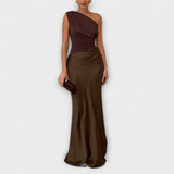 Madalena | One-Shoulder Maxi Dress