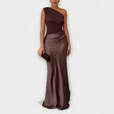 Madalena | One-Shoulder Maxi Dress
