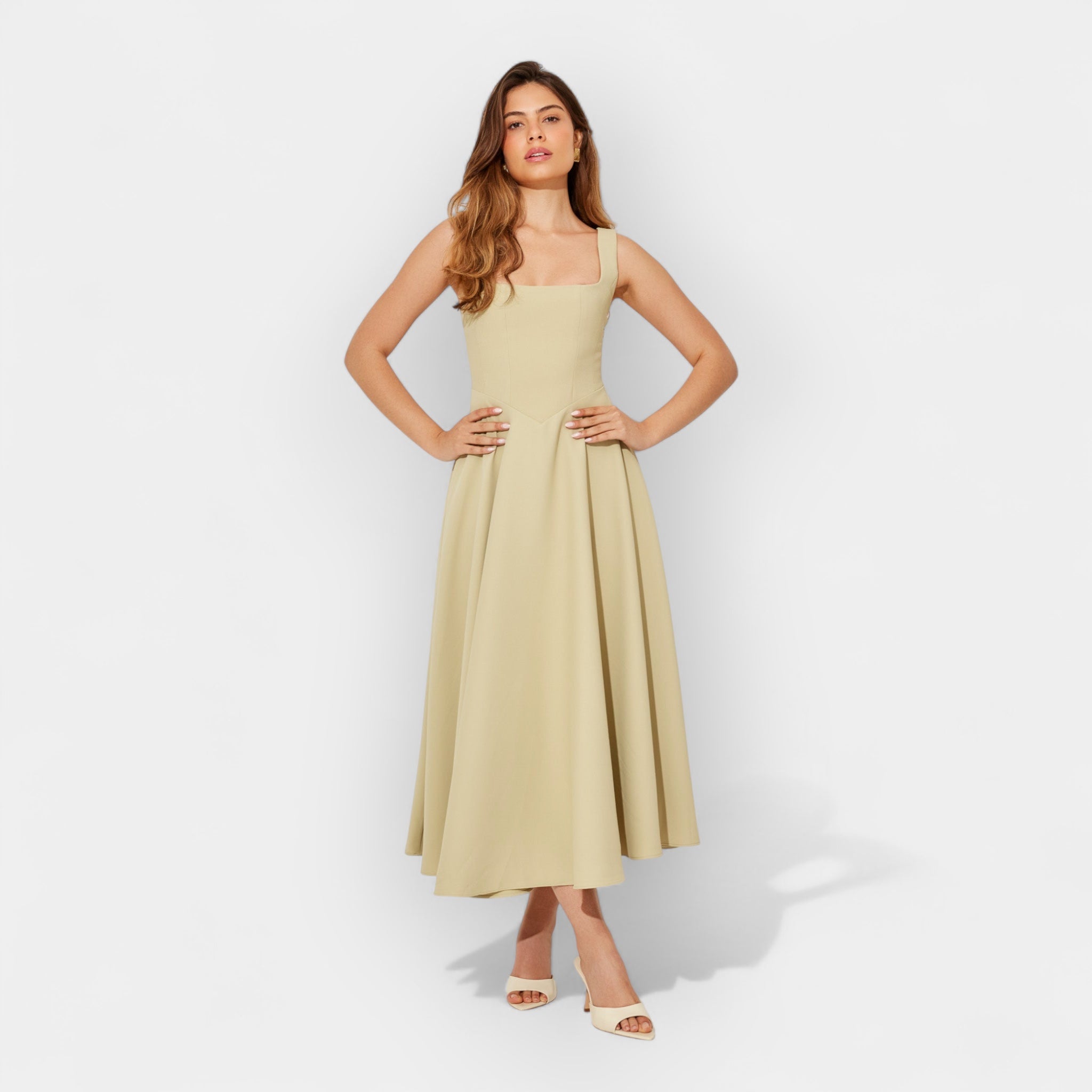 Siret | Midi Dress with A-Line