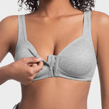 Easy-On Front Closure Wireless Support Bra