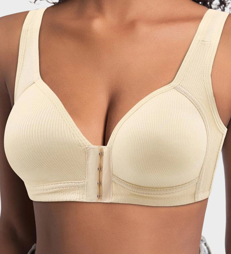 Easy-On Front Closure Wireless Support Bra