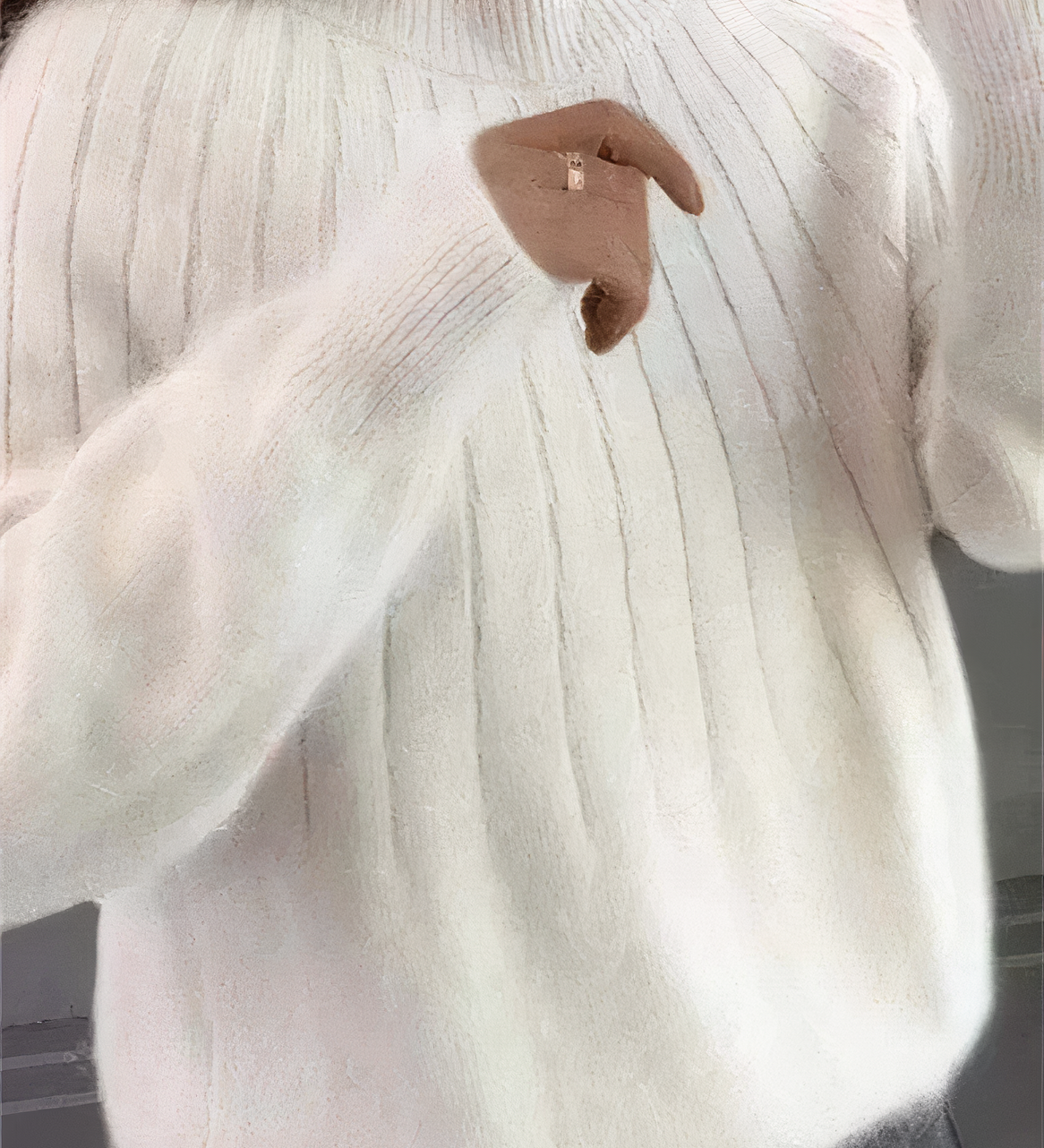 Women's Round Neck Sweater in Cozy Knit – Comfortable Winter Elegance