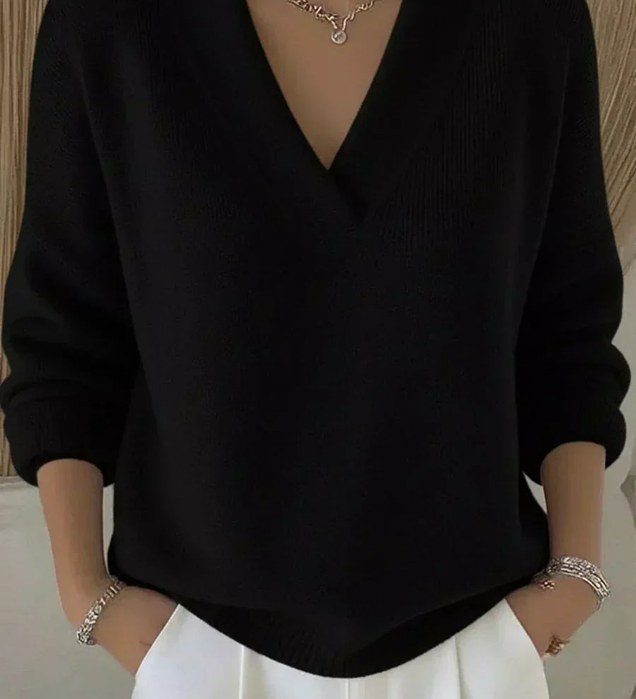 Viola | Soft V-Neck Sweater