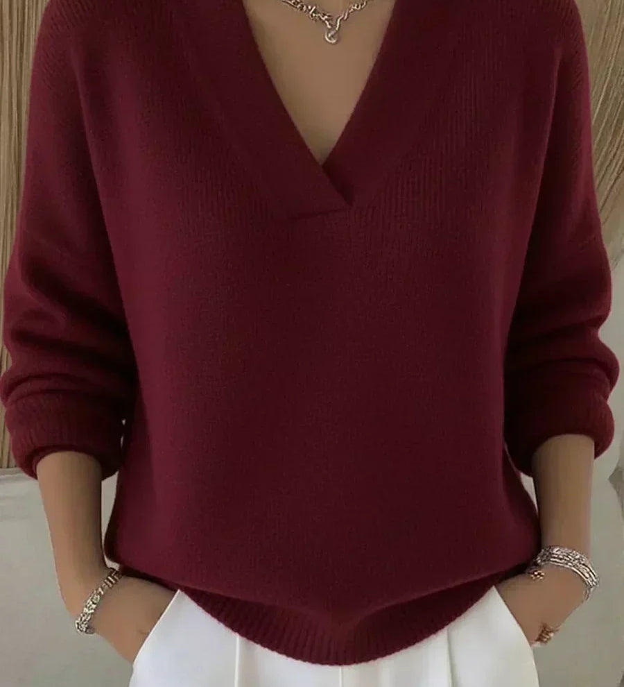 Viola | Soft V-Neck Sweater