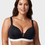 French Triangle Wireless Minimiser Bra