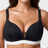 French Triangle Wireless Minimiser Bra
