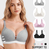French Triangle Wireless Minimiser Bra