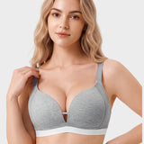 French Triangle Wireless Minimiser Bra
