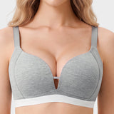 French Triangle Wireless Minimiser Bra