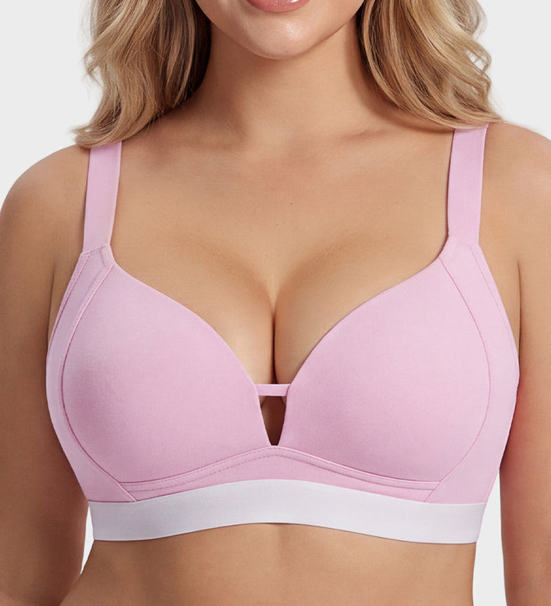 French Triangle Wireless Minimiser Bra