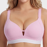 French Triangle Wireless Minimiser Bra