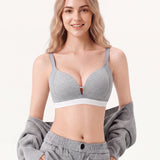 French Triangle Wireless Minimiser Bra