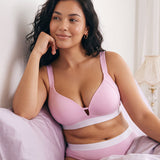 French Triangle Wireless Minimiser Bra