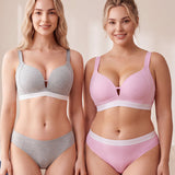 French Triangle Wireless Minimiser Bra