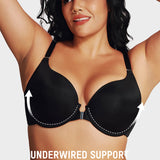 Front Closure Push-Up Lift Bra