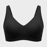 Full-Coverage Wireless V-Neck Support Bra