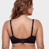 Full-Coverage Wireless V-Neck Support Bra