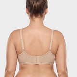 Full-Coverage Wireless V-Neck Support Bra
